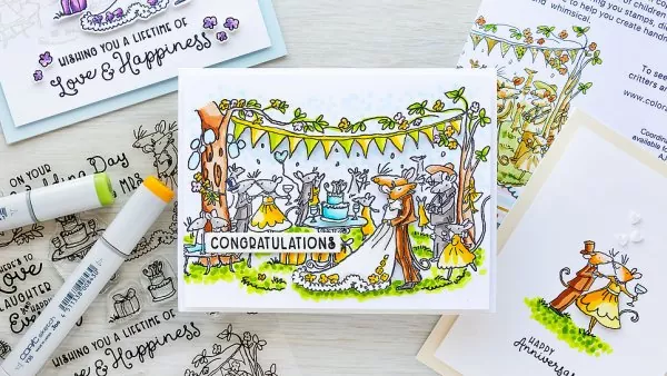 Happily Ever After Clear Stamps Colorado Craft Company by Anita Jeram 1