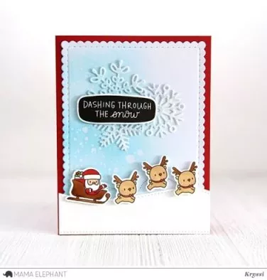 me1709 206 mama elephant clear stamps little reindeer agenda card3