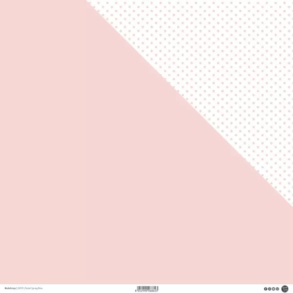 modascrap doppelseitiges Designpapier Pastel Spring Rose