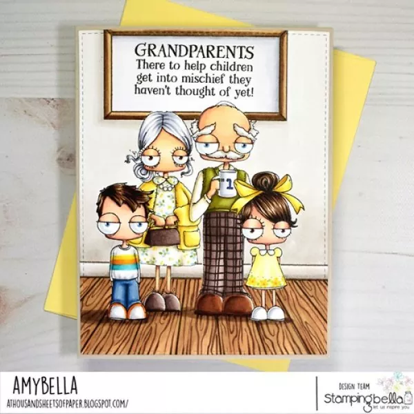 Stampingbella Oddball Grandparents Gummistempel 1