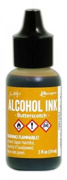 ranger alcohol ink 15 ml butterscotch tim21964 tim holtz