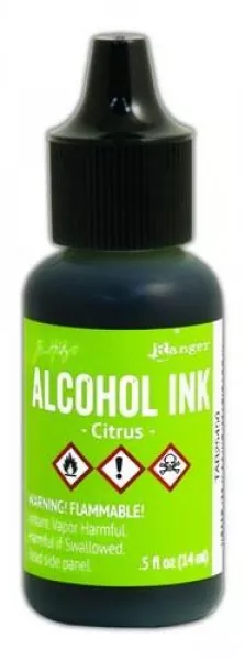 ranger alcohol ink 15 ml citrus tab25450 tim holtz