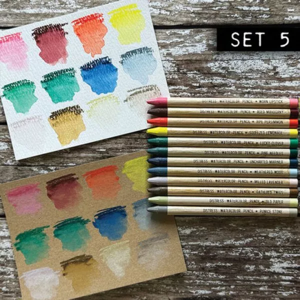 tim holtz distress watercolor pencils Set 5 ranger 3