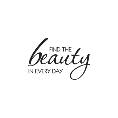 rayher stempel find the beauty in every day