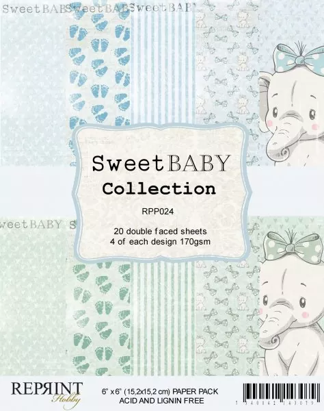 Sweet Baby Blue 6x6 Paper Pack Reprint