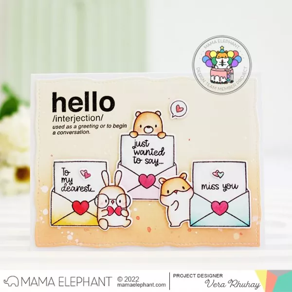 To My Dearest Clear Stamps Mama Elephant 1