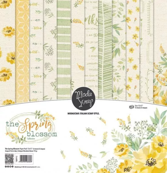 The Spring Blossom 12x12 Papierset Modascrap