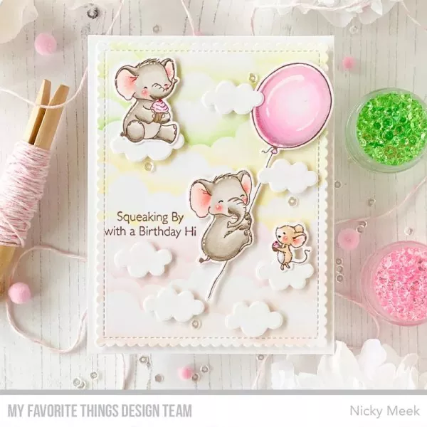 Unforgettable Birthday Clear Stamps My Favorite Things Projekt 1