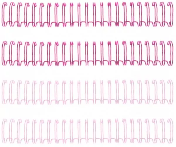 Wire Binding 0,625 Inch Pink Metallspirale We R Memory Keepers