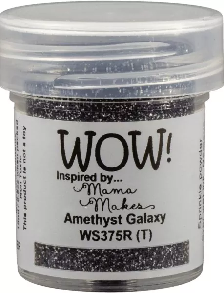 wow Amethyst Galaxy embossing powder Mama Makes