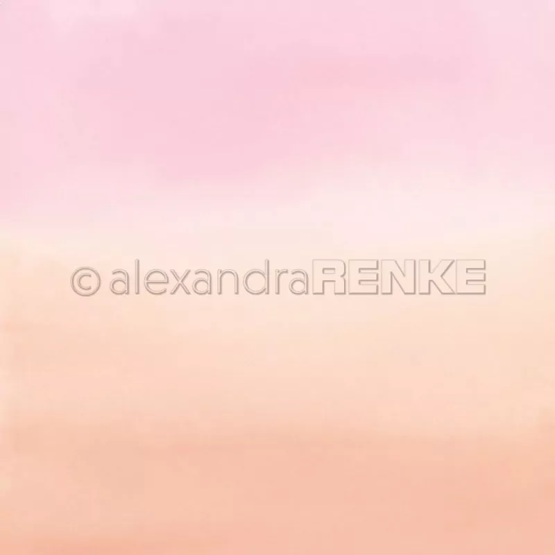 101874 RENKE Alexandra Design Papier Verlauf Rose Apricot