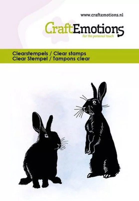 Rabbits Clear Stamps CraftEmotions