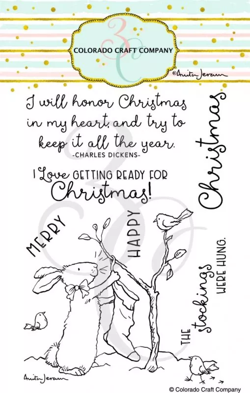 Getting Ready Clear Stamps Stempel Colorado Craft Company by Anita Jeram