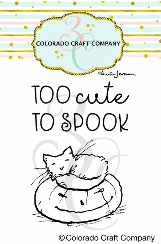 Too Cute to Spook Mini Clear Stamps Colorado Craft Company by Anita Jeram