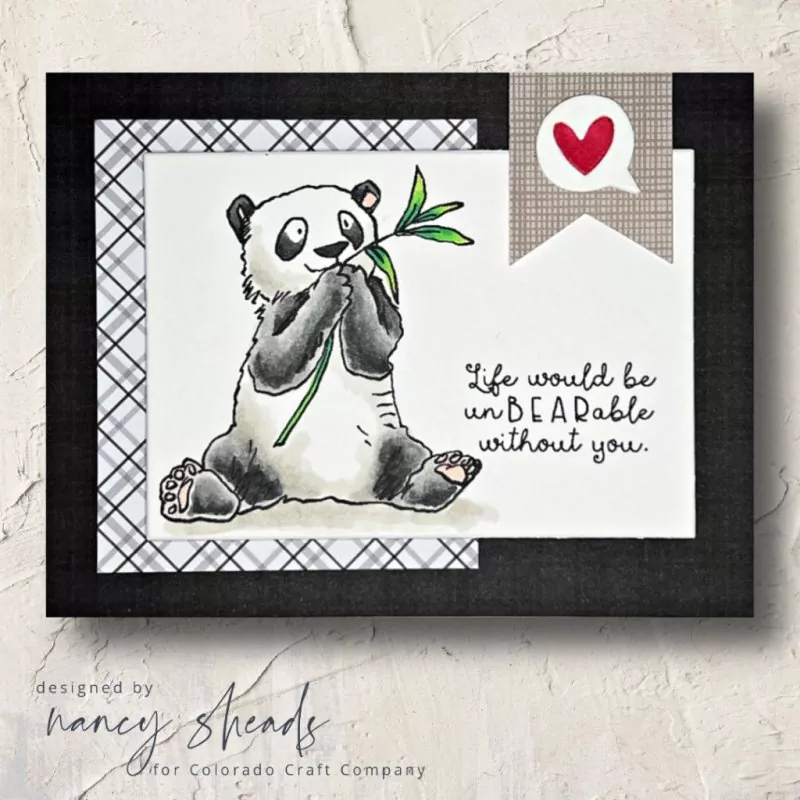Bear Hugs Clear Stamps Colorado Craft Company by Anita Jeram 1