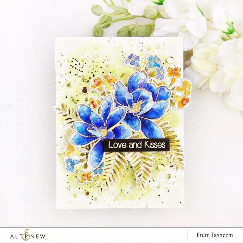 Build-A-Flower: Coral Charm Clear Stamps Altenew 2