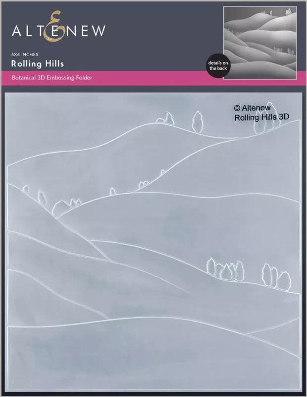 Rolling Hills 3D Embossing Folder by Altenew