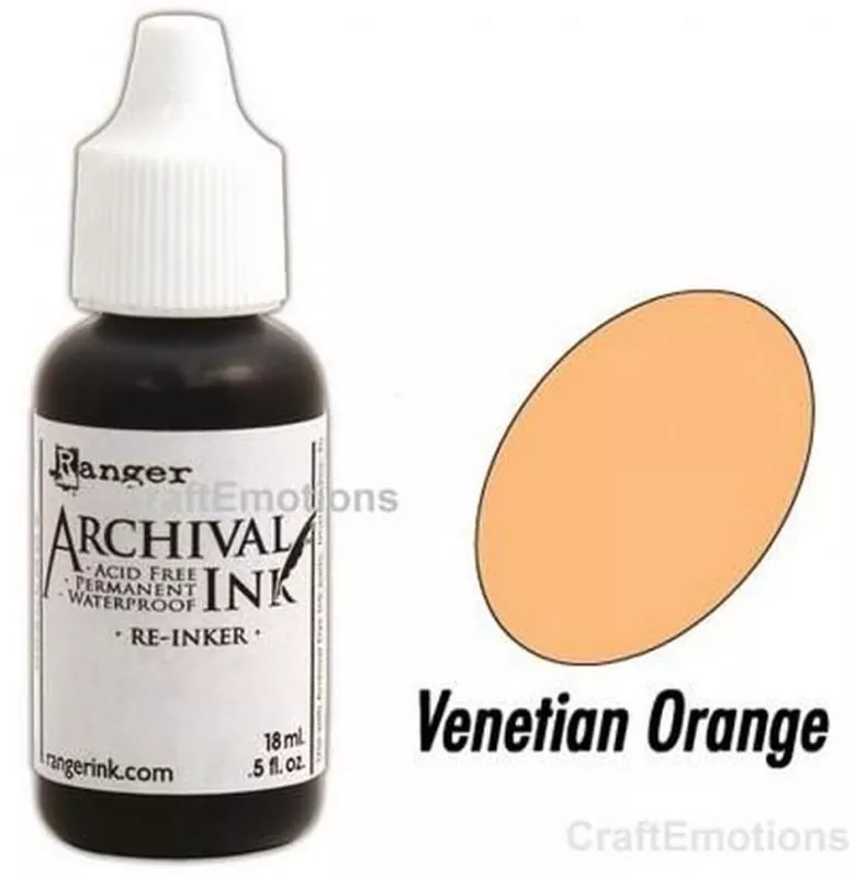 Venetian Orange Archival Ink Refill Ranger