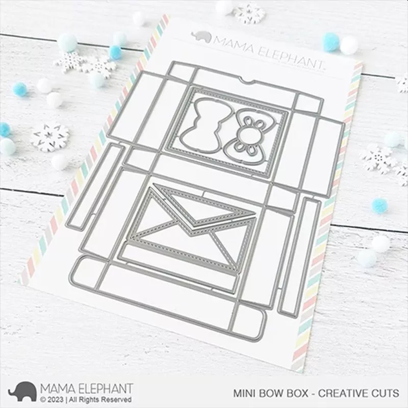 Mini Bow Box Stanzen Creative Cuts Mama Elephant