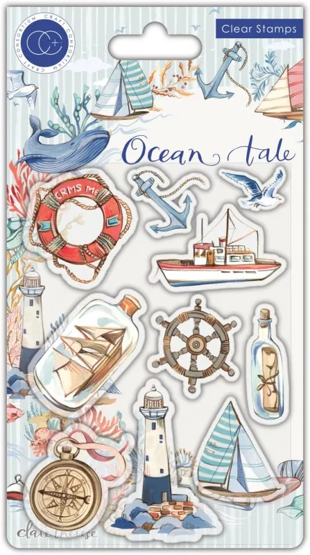 Craft Consortium Ocean Tale - Adventure clear stamp stempel