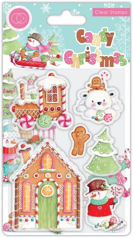 Craft Consortium Candy Christmas - Candy clear stamp stempel