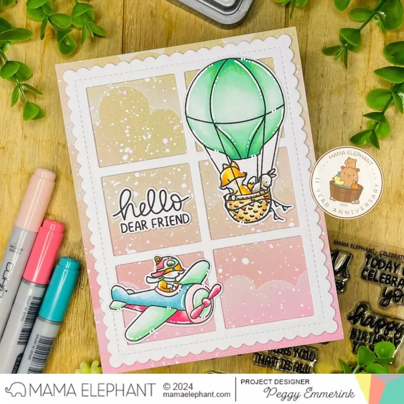Celebrating You Clear Stamps Stempel Mama Elephant 1