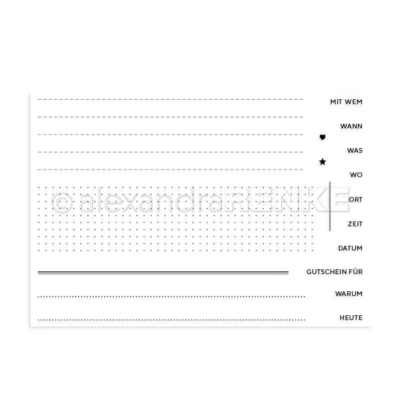 Strukturen für Etiketten Alexandra RENKE Clear Stamps