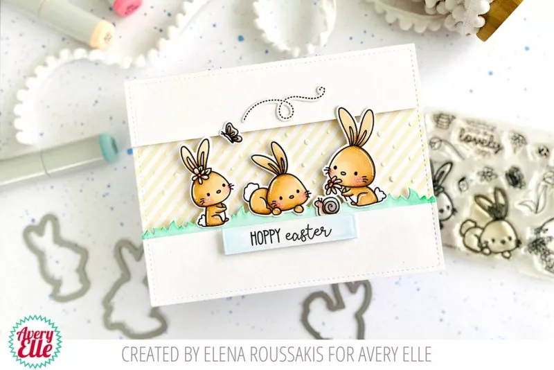 Bunnies avery elle clear stamps 2