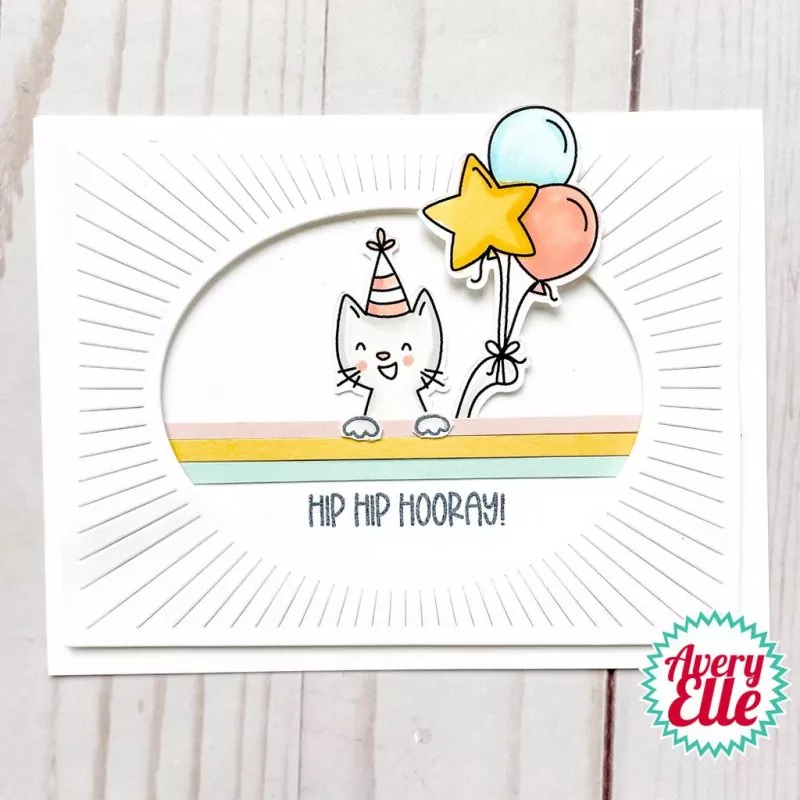 Birthday Paw-ty avery elle clear stamps 2