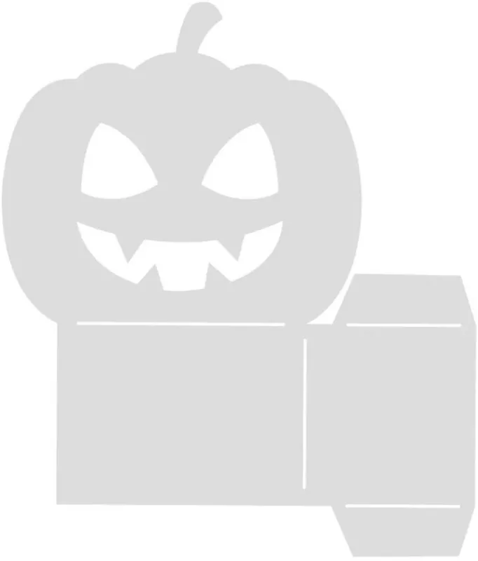 All Hallows Eve - Pumpkin Treat Box schablonen crafters companion 1