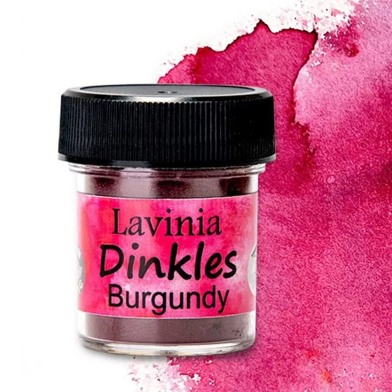 Dinkles Ink Powder Burgundy Lavinia