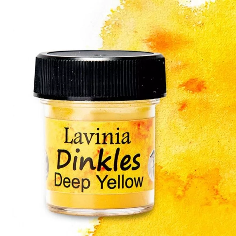 Dinkles Ink Powder Deep Yellow Lavinia