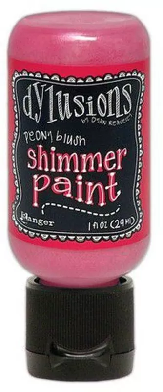 Peony Blush Dylusions Shimmer Paint Flip Cap Bottle Ranger