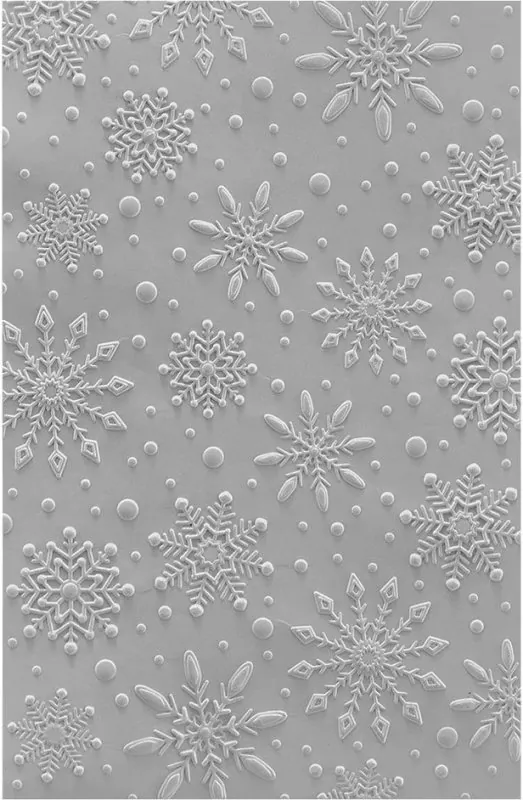 Flurry of Snowflakes Embossing Folder Spellbinders 1