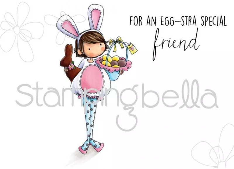 Stampingbella Tiny Townie Ella Loves Easter Gummistempel