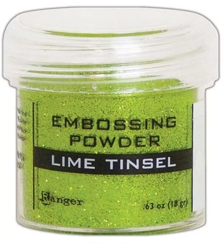Lime Tinsel Embossing Powder Embossing Pulver Ranger