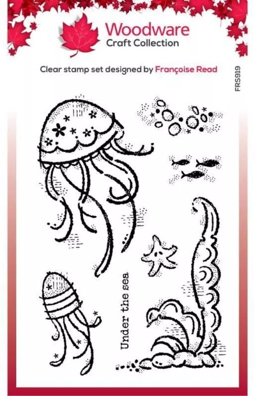 Under The Sea Clear Stamps Woodware Craft Collection