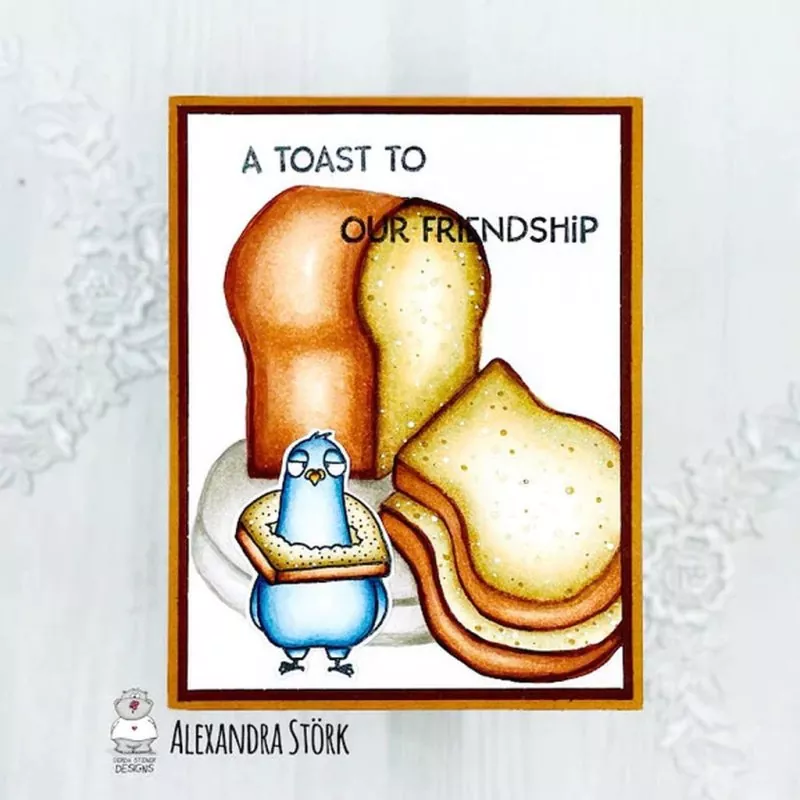 A Toast to You clearstamps Gerda Steiner Designs 2