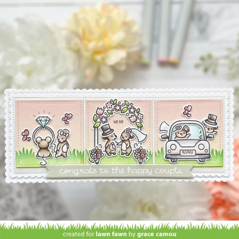 Happy Couples Stempel Lawn Fawn 5