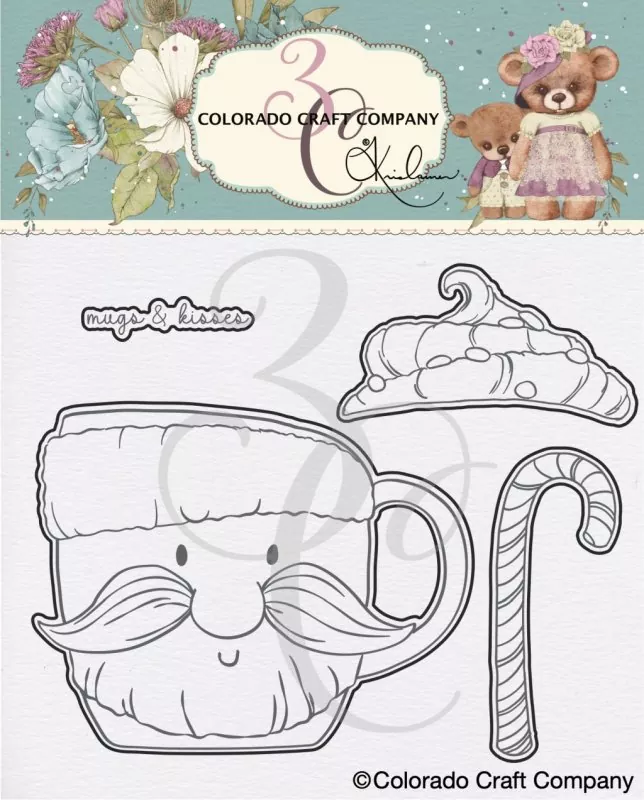 Santa Cheer Mug Stanzen Colorado Craft Company by Kris Lauren