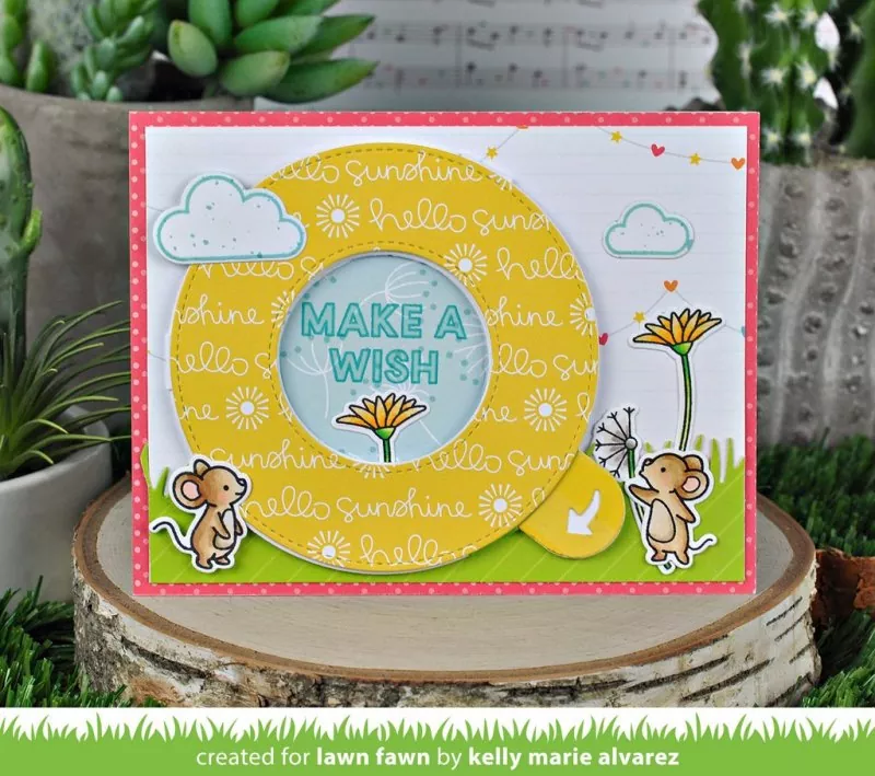 LF2235 OffsetSayingsBirthday Clear Stamps Stempel Lawn Fawn 1