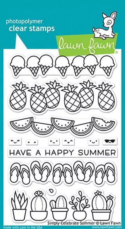 LF2333 SimplyCelebrateSummer ClearStamps Lawn Fawn