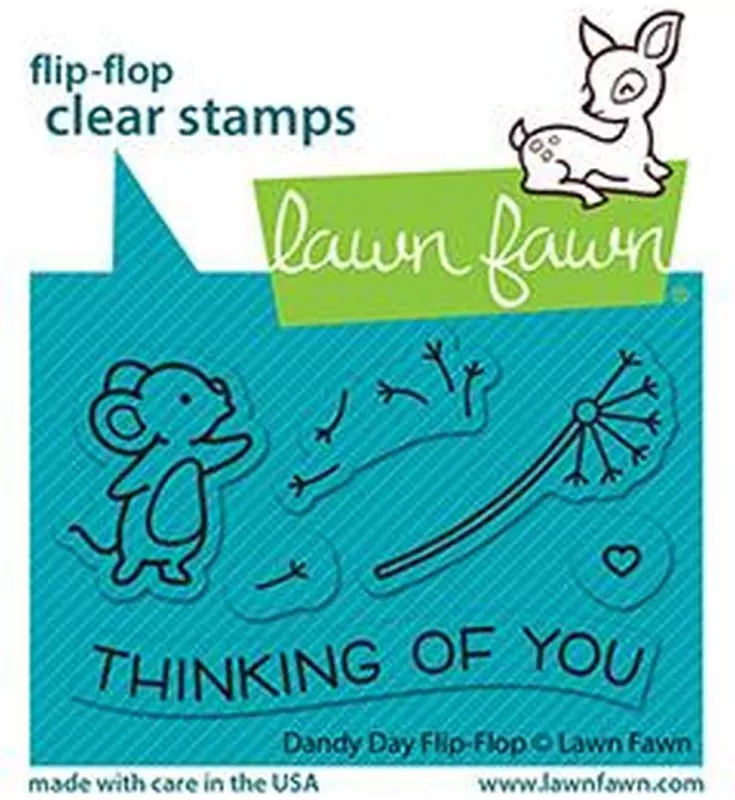 Dandy Day Flip-Flop Stempel Lawn Fawn