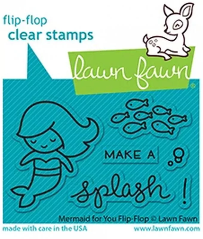 Mermaid for You Flip-Flop Stempel Lawn Fawn
