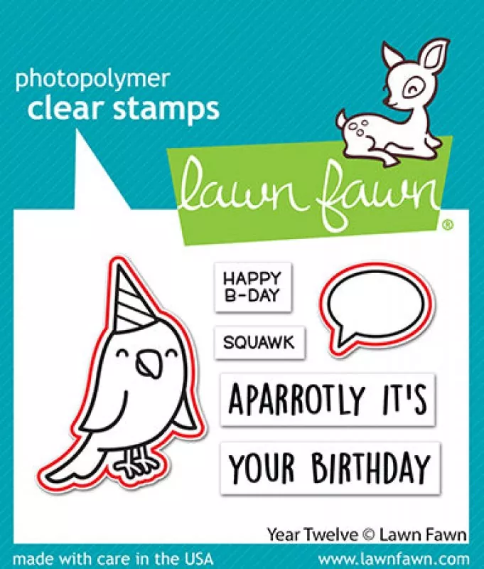 LF2236 YearTen Clear Stamps Stempel Lawn Fawn 1