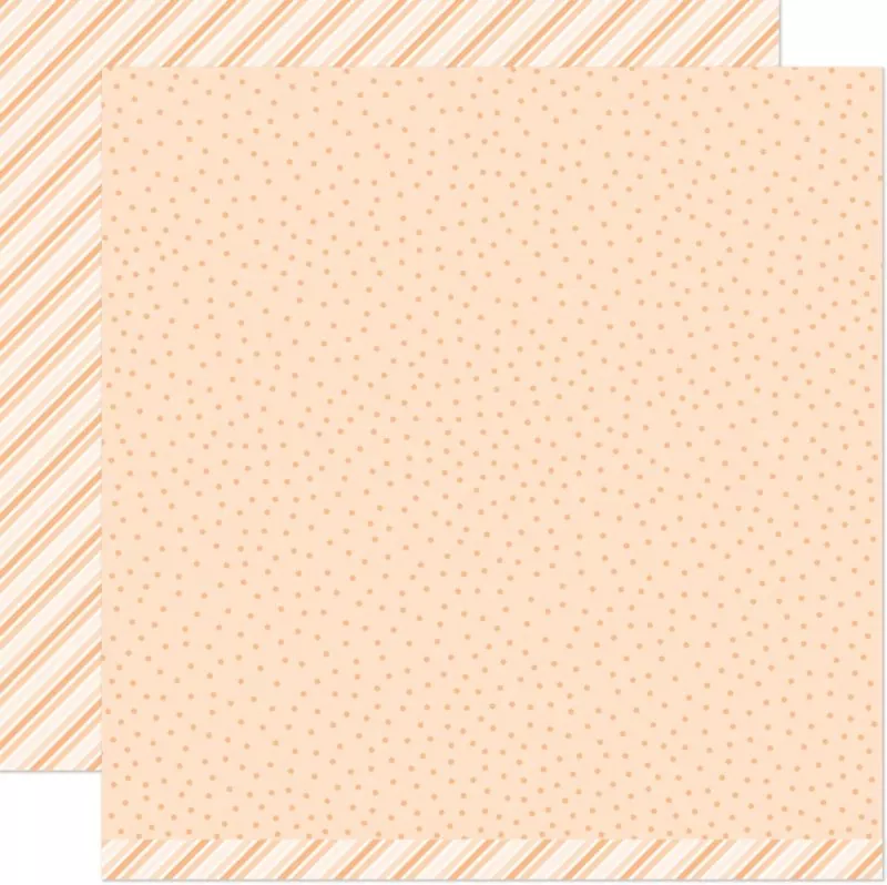 Stripes 'n' Sprinkles Oh My Orange lawn fawn scrapbooking papier 1