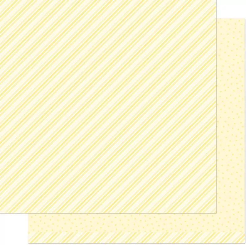 Stripes 'n' Sprinkles Yay Yellow lawn fawn scrapbooking papier