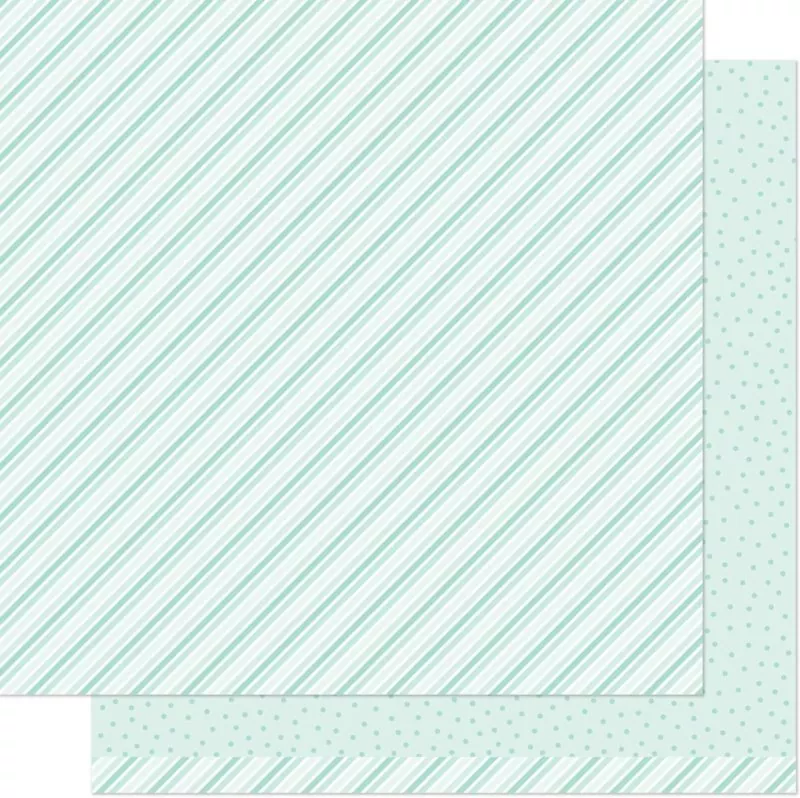 Stripes 'n' Sprinkles Terrific Teal lawn fawn scrapbooking papier