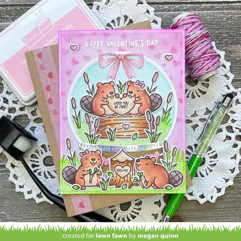 String of Hearts Washi Tape Lawn Fawn 1