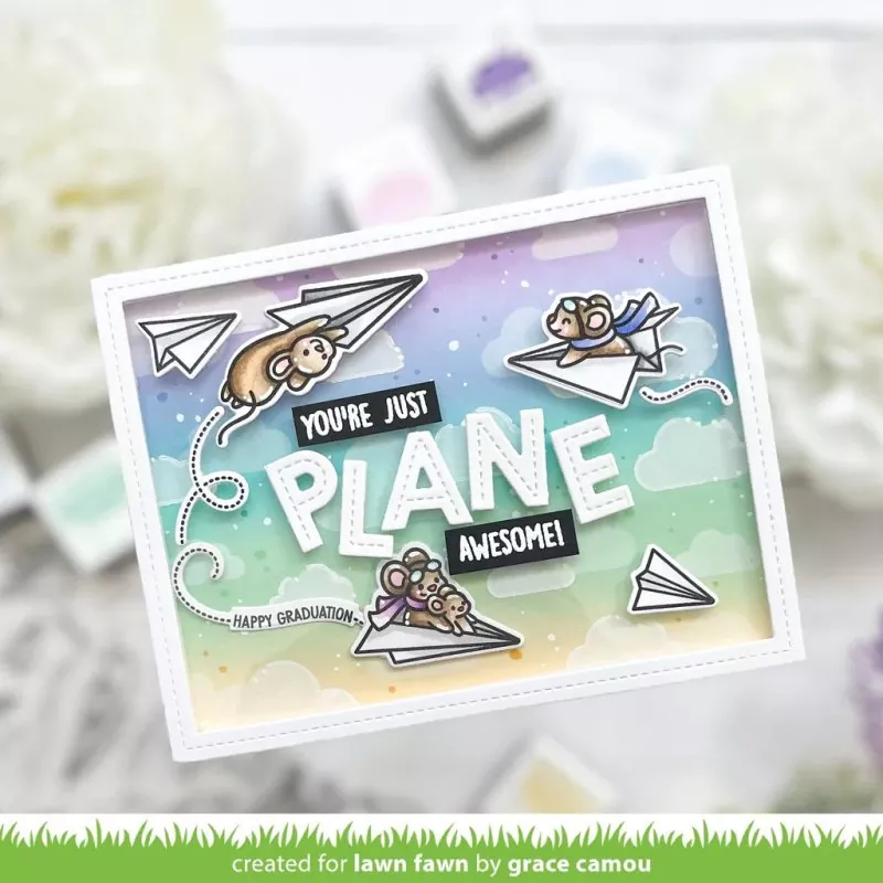 Just Plane Awesome Sentiment Trails Stanzen Lawn Fawn 2